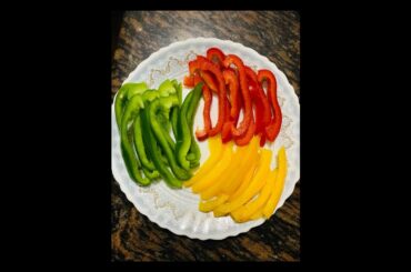 Healthy bell pepper salad #easyrecipe #cooking #indianfoodmadeeasy #recipe #food #shorts