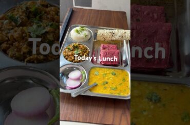 Healthy Lunch Thali #indianfood #lunchideas #shorts #viral
