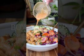 Bang Bang Chicken Bowls #healthydinner #healthyrecipes #chickenrecipe