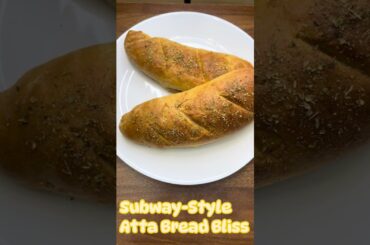 Subway-Style Atta Bread | Whole Wheat & Healthy Recipe | #subwaybread #bread #dinnerrolls