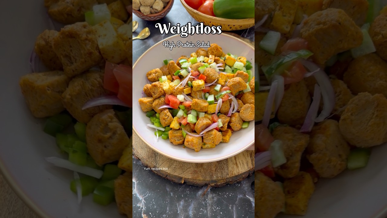 High Protein Salad #shorts #shortsfeed #highprotein #weightloss #viral #trending #food #recipe High Protein Salad #shorts #shortsfeed #highprotein #weightloss #viral #trending #food #recipe