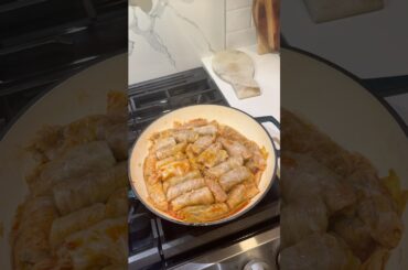 Gluten Free, Healthy Dinner - Stuffed Cabbage Rolls #food #dinner #recipe #shorts