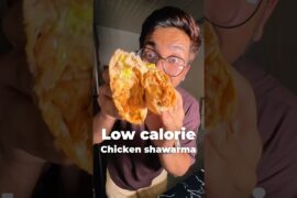 Low calorie chicken shawarma at home #recipe | Wooden Bakery