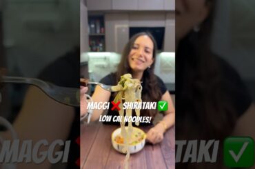 Low Calorie Maggi Noodles that feel illegal #shorts #noodles #healthysnacks