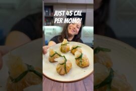 I Crossed the Line With These Low-Cal High-Protein Momos #shorts #momo #healthysnacks