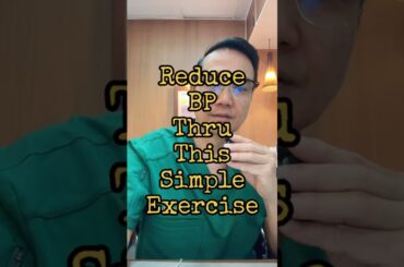 Reduce BP without Medication #wallsit #exercise #healthtip #docgerrytan #endocrinologist