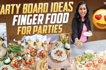 Valentines Party Board | Finger Food Ideas | 8 Simple Veg Recipes for a Delicious Spread