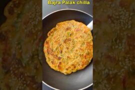 Bajra Palak Chilla Recipe | Healthy Weight Loss Breakfast | High Protein Chilla #BajraRecipe#