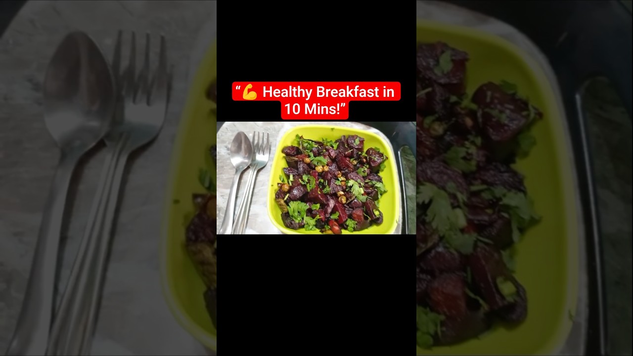 Healthy Breakfast with Beetroot & Matar | No Maida No Oil | Weight Loss Recipe Healthy Breakfast with Beetroot & Matar | No Maida No Oil | Weight Loss Recipe