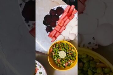 Today's breakfast #Hara chana#salad#healthy#shorts