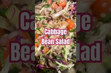 Cabbage Bean Salad