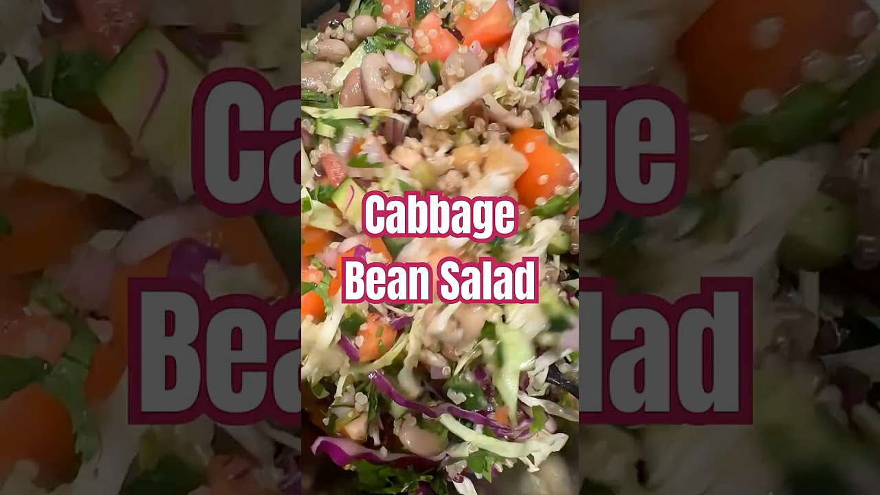 Cabbage Bean Salad Cabbage Bean Salad