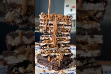 Healthy snickers #easyhealthyrecipes #healthydessert