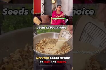 Bharti Singh’s Favourite Dry Fruits Ladoo Recipe | Healthy Sweet for Kids | No Sugar Ladoo #shorts