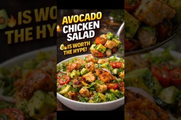Avocado Chicken Salad Recipe | Healthy High Protein Weight Loss Meal