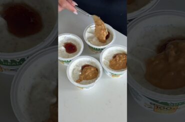 PB&J chia yoghurt pots #healthyrecipes #shorts #mealprep #easyrecipe #cookingshorts