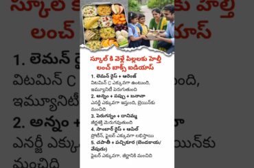 Healthy Lunch Box Ideas for School Kids | Nutritious & Tasty Indian Tiffin Combos