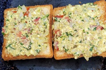 Avocado Paneer Toast Recipe | High Protein Breakfast|Healthy Weight Loss Toast | Kids Snack recipes