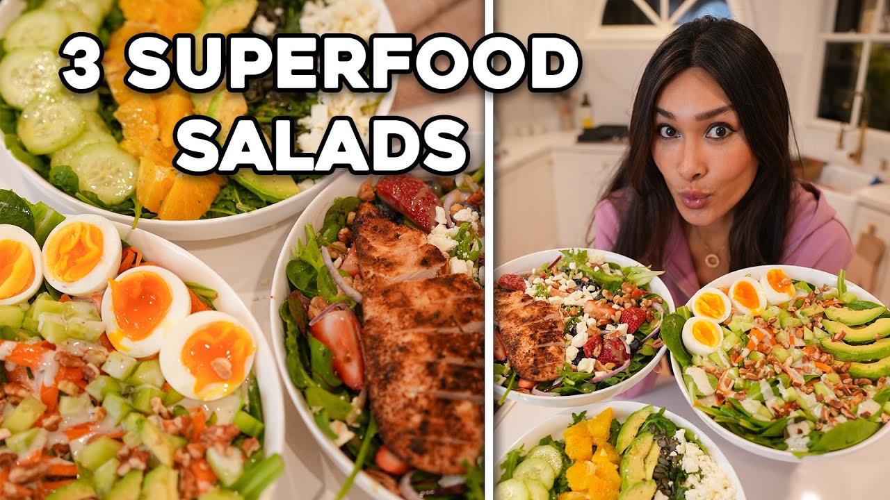 3 EASY Salads For Glowing Skin, Hair and Nails! 3 EASY Salads For Glowing Skin, Hair and Nails!