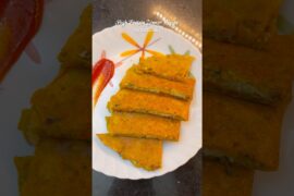 Easy High Protein Dinner Idea || Stuffed Chilla