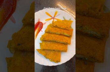 Easy High Protein Dinner Idea || Stuffed Chilla