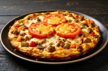 I Stopped Eating Bread! Healthy Breakfast Ideas: 10-Minute Potato Skillet Pizza