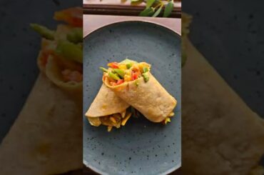 Crispy Chickpea Wrap | Easy Protein-Rich Kids & Family Lunch | Quick Tiffin Idea