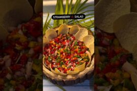 Strawberry Salad | Healthy & Refreshing Summer Salad Recipe #anuradhabhaiya #saladrecipes