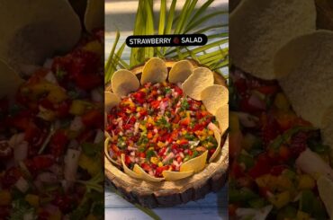 Strawberry Salad | Healthy & Refreshing Summer Salad Recipe #anuradhabhaiya #saladrecipes