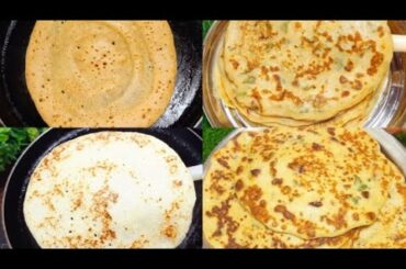 4 Easy Breakfast Recipes | New Recipes For School Tiffin | Easy Veg Nasta Recipe At Home