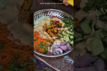 Butter Roasted Paneer Salad | Healthy & Tasty Protein Salad Recipe | Easy Dinner Idea