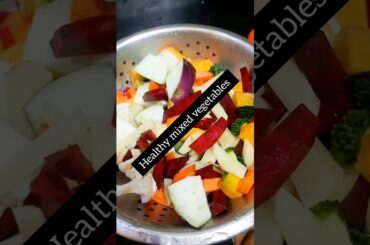 Healthy mixed vegetable fry  recipe .    #shorts #shortsfeed#healthyrecipes  #mixedvegetablesrecipe