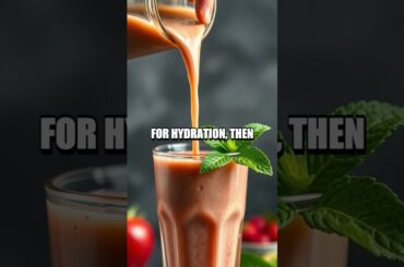 Cucumber Mint Detox Smoothie: A 99 Calorie Refresh