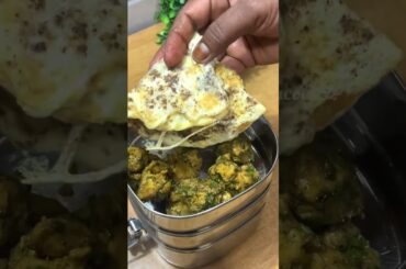 Lunch Recipe:Rice n dal kulambu| chicken fry n omelette| fruit #shortsfeed #lunchideas #lunchbox