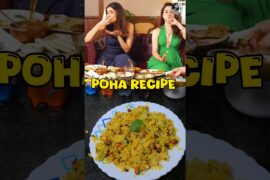 Easy Poha Recipe for Breakfast | Healthy & Quick Indian Nashta #food #ytshorts #podcast #trending