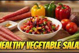 Healthy Vegetable Salad Recipe | Weight Loss Salad | Easy Fresh Veg Salad | The Abia’s Kitchen