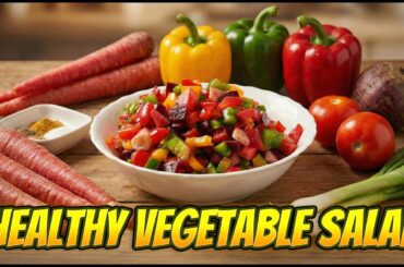 Healthy Vegetable Salad Recipe | Weight Loss Salad | Easy Fresh Veg Salad | The Abia’s Kitchen