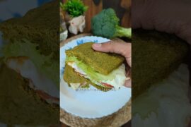 Healthy Broccoli Bread In 5 Minutes | Gluten Free Recipe #shorts #healthy