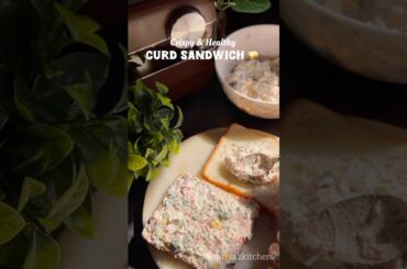 Crispy & Healthy Curd Sandwich | Curd Sandwich Recipes | No Mayonnaise No Cheese #breakfast #shorts