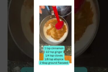 Gingerbread Oatmeal #shorts #gingerbread #oatmeal #starchsolution #weightloss #vegan #viral