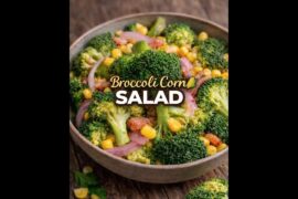 Healthy Broccoli Corn Salad | Easy 5-Minute Salad Recipe||Perfect Weight-Loss Salad