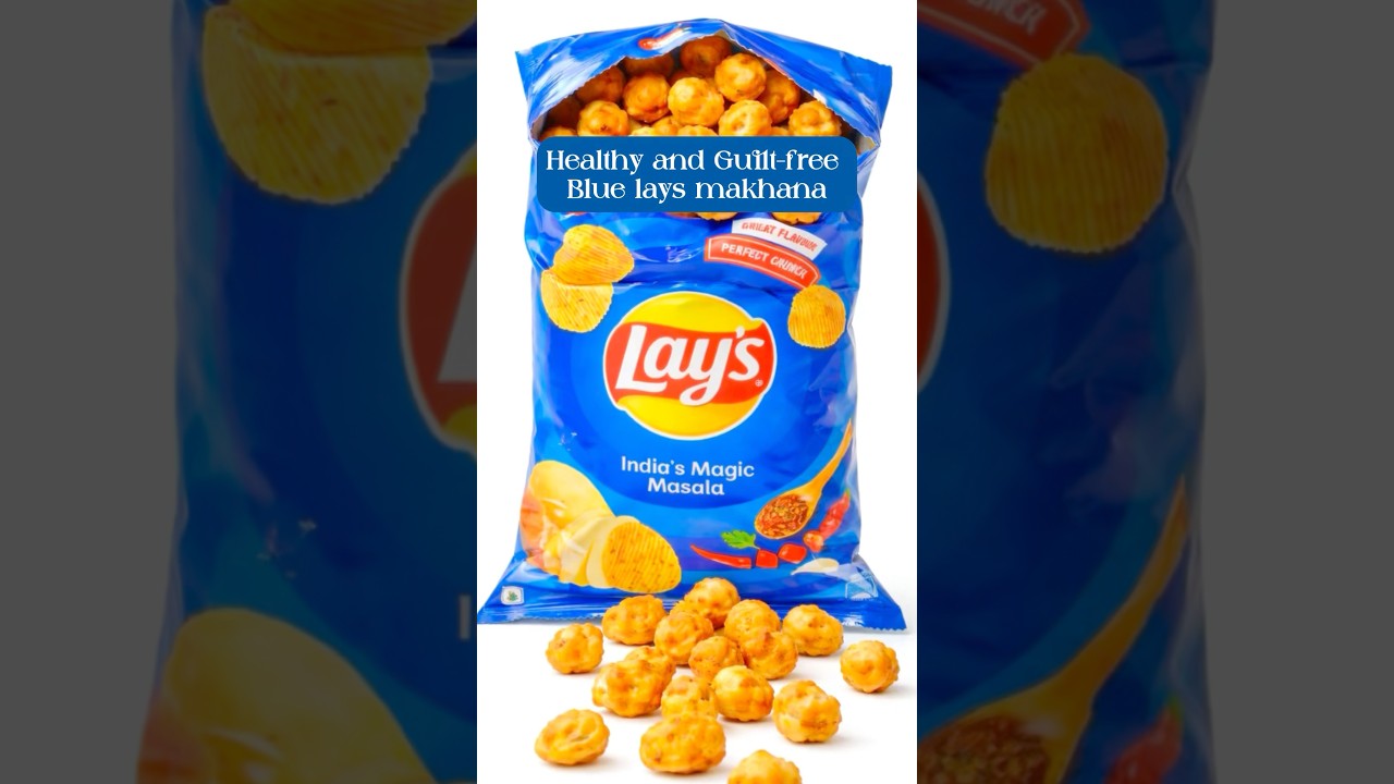 Healthy and Guilt Free Blue lays inspired Makhana #shortsfeed #healthyrecipes#makhana #cordonbleu369 Healthy and Guilt Free Blue lays inspired Makhana #shortsfeed #healthyrecipes#makhana #cordonbleu369