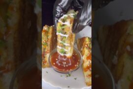 High Protein Veg Sandwich | Healthy & Tasty Breakfast Recipe #shorts #recipe #tranding #food