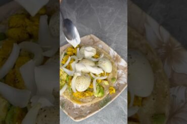 Healthy Sandwich Recipe | Homemade Tortilla Loaded with Spiced Chicken, Boiled Eggs.... #shorts #fyp