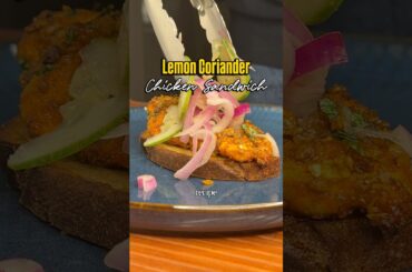 Lemon Coriander Chicken Sandwich Recipe