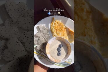 Healthy breakfast recipe #healthyrecipes #kannadareels #nooilcooking #breakfastideas #cheesyomelette