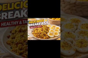 Simple and Healthy Poha Recipe | Morning Breakfast Recipe. Protein packed and  tasty Poha with egg |