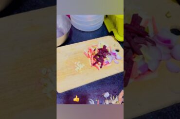 Junk but healthy with beet root noodles #food #homemade #recipe