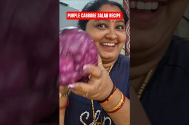 #PurpleCabbage #HealthySalad #WeightLossRecipe #SaladRecipe #HealthyFood #5MinRecipe #kdrama #salad