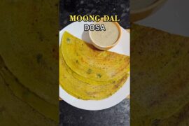Moong dal Dosa | Healthy Breakfast recipe | #shorts #moongdal #breakfast